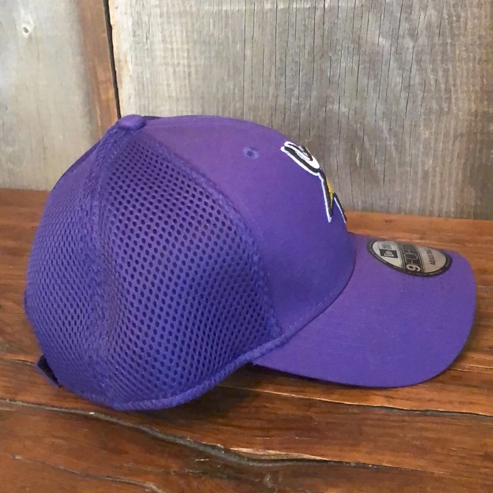 New Era Purple Minnesota Vikings U-Line Custom 9FORTY Adjustable Hat
